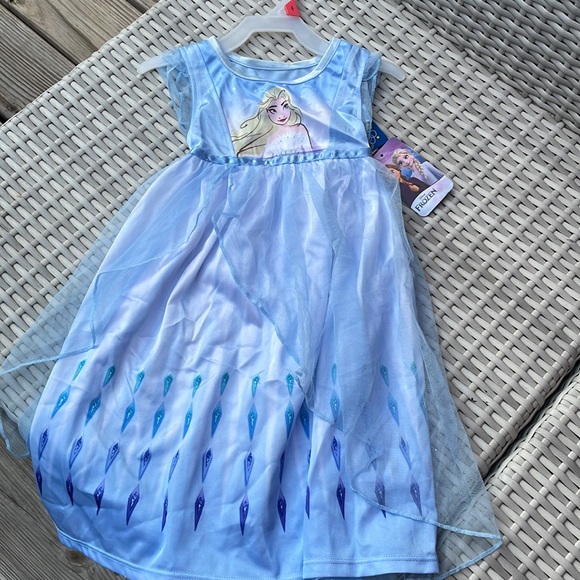 NEW Disney Frozen Elsa Toddler Nightgown - Picture 6 of 7